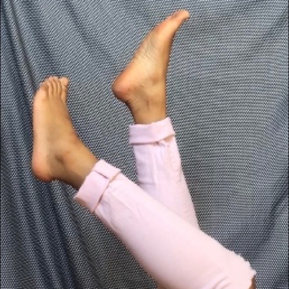 Pink, Distressed, Skinny Pants. - Picture 4 of 8